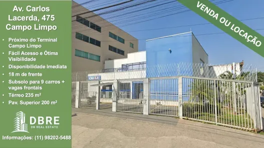 Prédio Comercial para venda ou aluguel, 686m² no Pirajussara, São Paulo