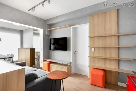 Apartamento com 1 Quarto para alugar, 50m² no Indianópolis, São Paulo