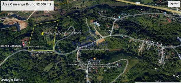 Lote/Terreno à venda, 52000m² no Cassange, Salvador