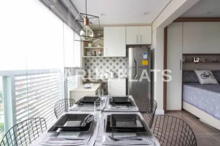 Flat com 1 Quarto para alugar, 33m² no Brooklin Paulista, São Paulo