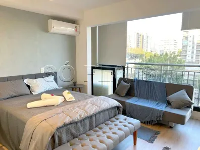 Apartamento com 1 Quarto para alugar, 25m² no Indianópolis, São Paulo