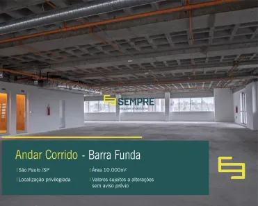 Imóvel Comercial para alugar, 10000m² no Várzea da Barra Funda, São Paulo