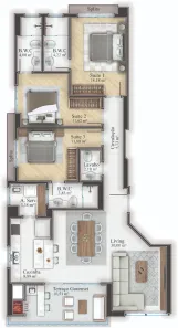 Apartamento com 4 Quartos à venda, 162m² no Meia Praia, Itapema