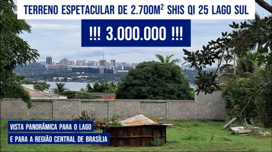 Lote/Terreno à venda, 2700m² no Setor de Habitações Individuais Sul, Brasília