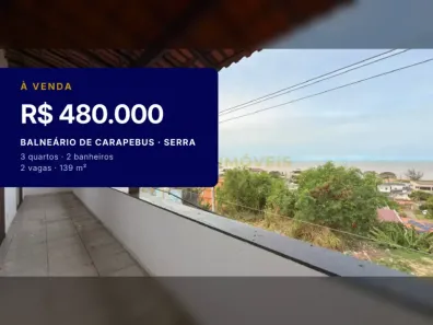 Apartamento com 3 Quartos à venda, 139m² no Balneário de Carapebus, Serra