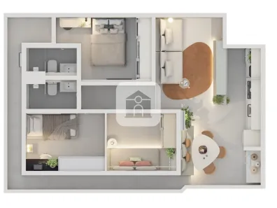 Apartamento com 2 Quartos à venda, 59m² no Tubalina, Uberlândia
