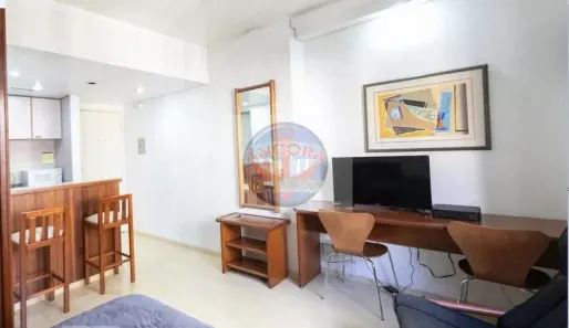 Flat com 1 Quarto para alugar, 38m² no Moema, São Paulo