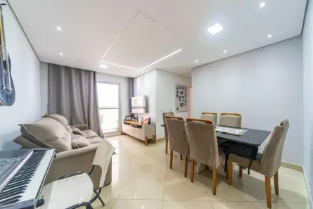 Apartamento com 3 Quartos à venda, 67m² no Novo Homero Thon, Santo André