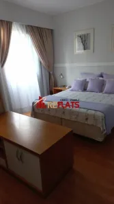 Flat com 1 Quarto para alugar, 28m² no Indianópolis, São Paulo
