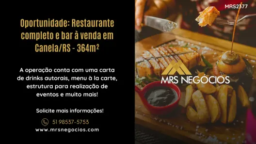 Ponto Comercial à venda, 364m² no Centro, Canela