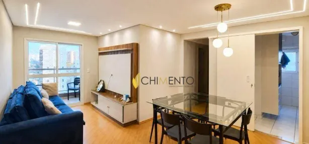 Apartamento com 2 Quartos para alugar, 64m² no Vila Guiomar, Santo André