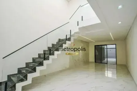 Sobrado com 3 Quartos à venda, 135m² no Jardim Bela Vista, Santo André