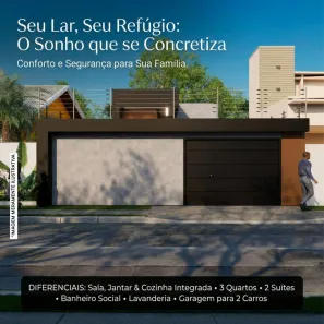 Casa com 3 Quartos à venda, 95m² no Uruguai, Teresina