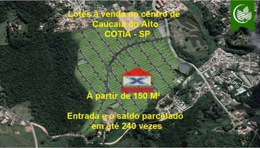 Lote/Terreno à venda, 150m² no Jardim São Luiz (Caucaia do Alto), Cotia