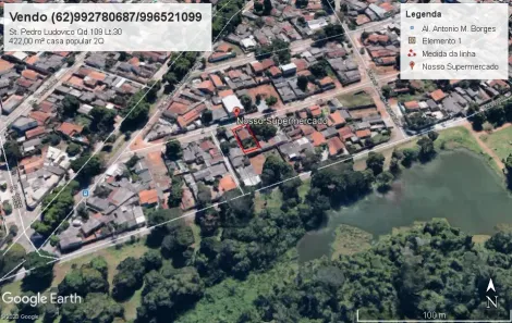 Lote/Terreno com 1 Quarto à venda, 422m² no Setor Pedro Ludovico, Goiânia