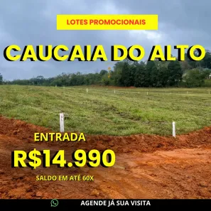 Lote/Terreno à venda, 500m² no Centro (Caucaia do Alto), Cotia