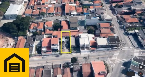 Lote/Terreno para alugar, 275m² no Jardim Pedroso, Mauá