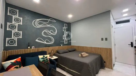 Kitnet com 1 Quarto à venda, 26m² no Embaré, Santos