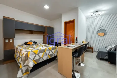 Apartamento com 1 Quarto para alugar, 24m² no Vila Monte Alegre, São Paulo