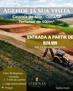 Lote/Terreno à venda, 500m² no Altos de Caucaia (Caucaia do Alto), Cotia