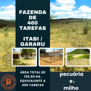 Fazenda/Sítio à venda, 1391501m² no Centro, Itabi