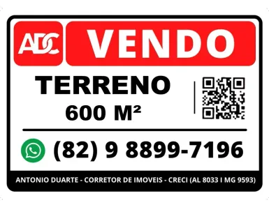 Lote/Terreno à venda, 600m² no , Japaratinga