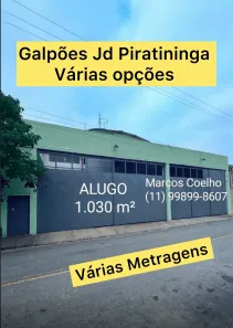 Galpão/Depósito/Armazém para alugar, 1000m² no Piratininga, Osasco