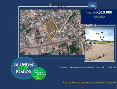 Lote/Terreno para alugar, 8730m² no Juscelino Kubitschek, Santa Maria