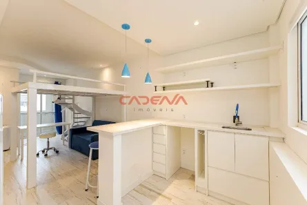 Apartamento com 1 Quarto para alugar, 33m² no Centro, Curitiba