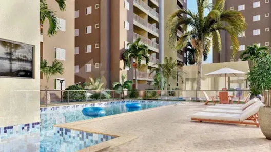 Apartamento com 2 Quartos à venda, 56m² no Loteamento Vila Indaiá, Caraguatatuba