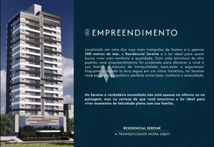 Apartamento com 3 Quartos à venda, 87m² no Ponta da Praia, Santos