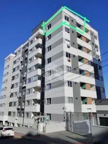 Apartamento com 2 Quartos para alugar, 53m² no Areias, São José