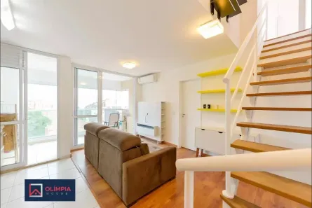 Cobertura com 1 Quarto para alugar, 88m² no Pinheiros, São Paulo