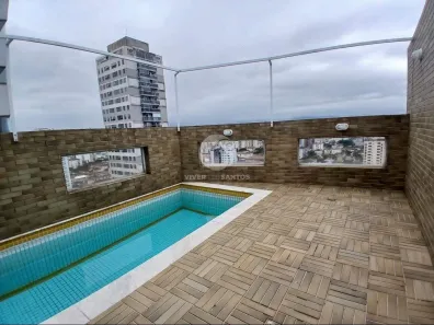 Cobertura com 4 Quartos à venda, 186m² no Embaré, Santos