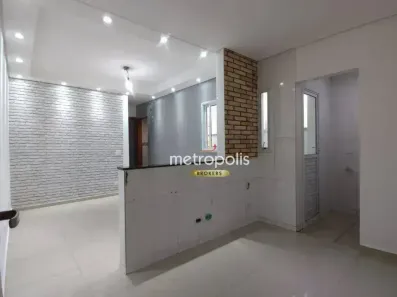 Apartamento com 2 Quartos à venda, 48m² no Jardim Santo Antônio, Santo André