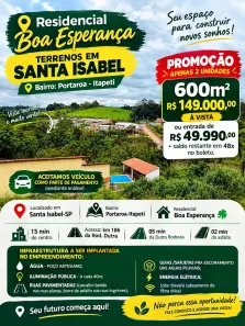 Lote/Terreno à venda, 600m² no Parque Residencial Itapeti, Mogi das Cruzes