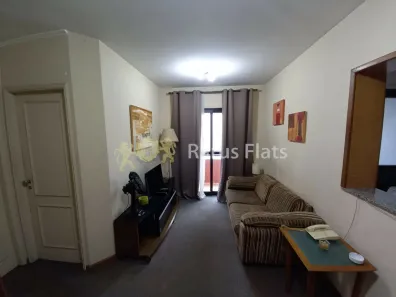 Flat com 2 Quartos para alugar, 52m² no Cidade Monções, São Paulo