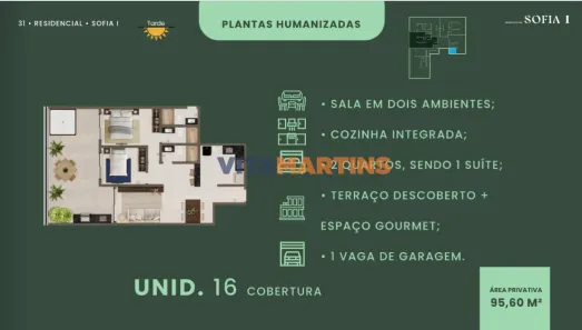 Cobertura com 2 Quartos à venda, 96m² no Portinho, Cabo Frio