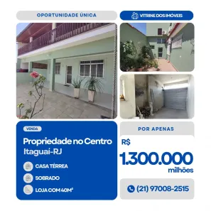 Prédio Residencial com 6 Quartos à venda, 300m² no Centro, Itaguaí