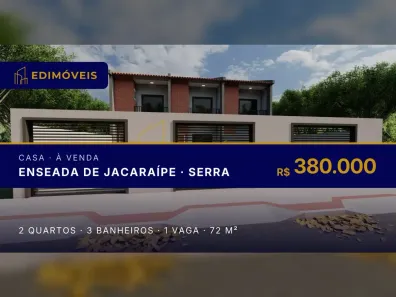 Casa com 2 Quartos à venda, 72m² no Enseada de Jacaraípe, Serra