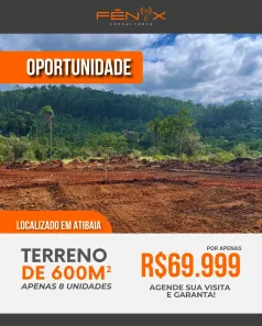Lote/Terreno à venda, 600m² no Terra Preta (Terra Preta), Mairiporã