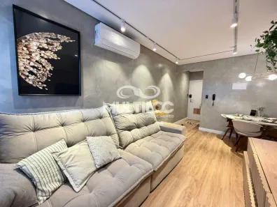 Apartamento com 1 Quarto para alugar, 52m² no Gonzaga, Santos