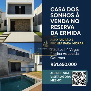 Casa de Condomínio com 3 Quartos à venda, 250m² no Loteamento Reserva Ermida, Jundiaí