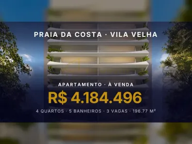 Apartamento com 4 Quartos à venda, 196m² no Praia da Costa, Vila Velha