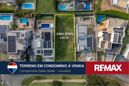 Lote/Terreno à venda, 525m² no Residencial Delle Stelle, Louveira