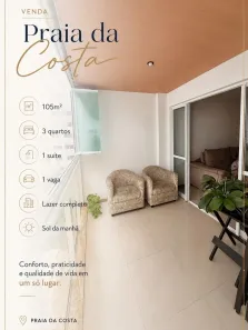 Apartamento com 3 Quartos à venda, 105m² no Praia da Costa, Vila Velha