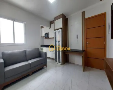 Apartamento com 2 Quartos à venda, 55m² no Campestre, Santo André