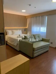 Flat com 1 Quarto para alugar, 25m² no Vila Olímpia, São Paulo