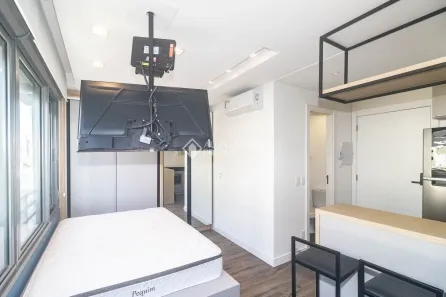 Apartamento com 1 Quarto para alugar, 27m² no Centro Histórico, Porto Alegre