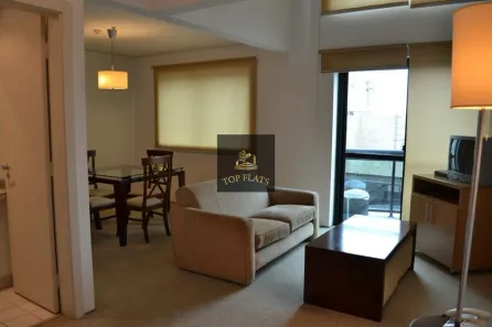 Flat com 1 Quarto para alugar, 55m² no Moema, São Paulo
